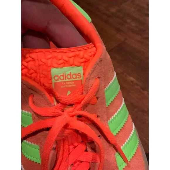 adidas gazelle silver green womens adidas Gazelle Bold Collegiate Orange Gum (Women's)